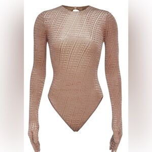 SKIMS Velvet Glove Bodysuit / Sienna/ SMALL